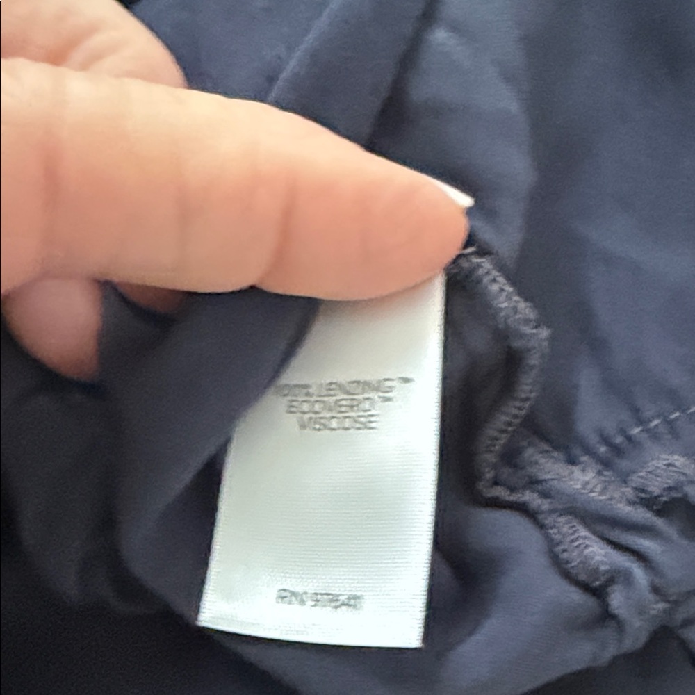 J. Jill Navy Tie-Dye Blouse - Picture 7 of 8